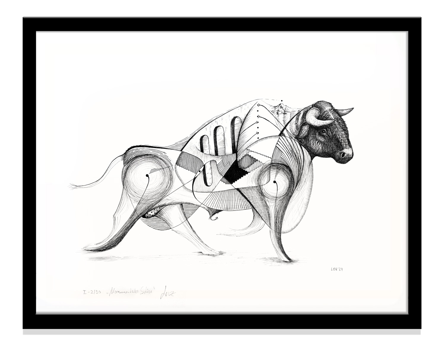 Monumentaler Stier