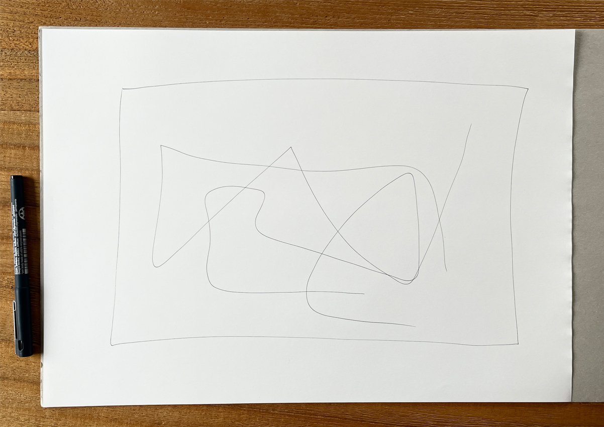 freie Linien – Liniendickicht