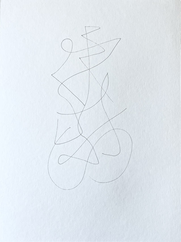 freie Linien – Liniendickicht