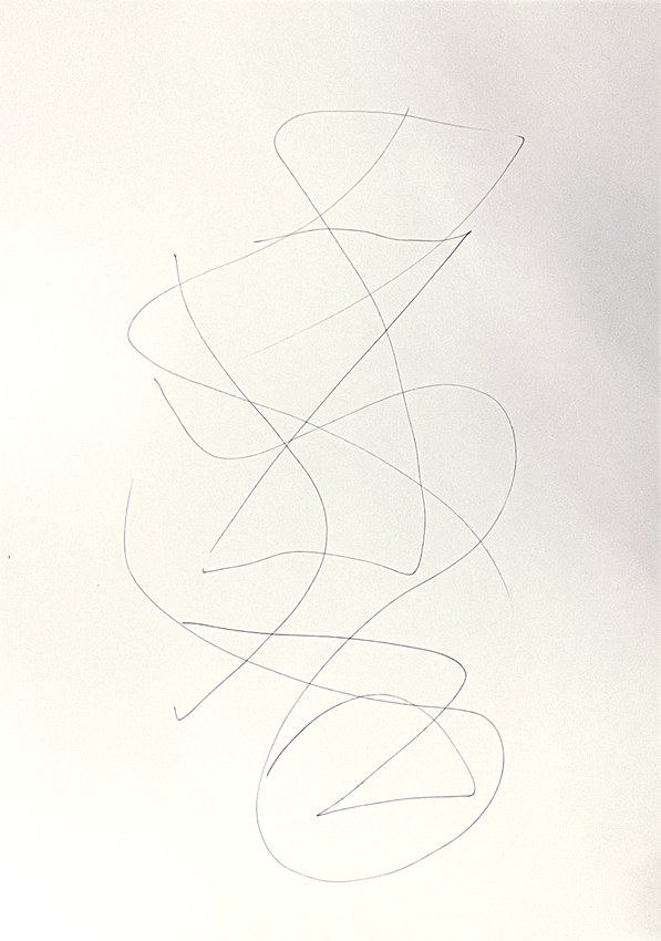 freie Linien – Liniendickicht