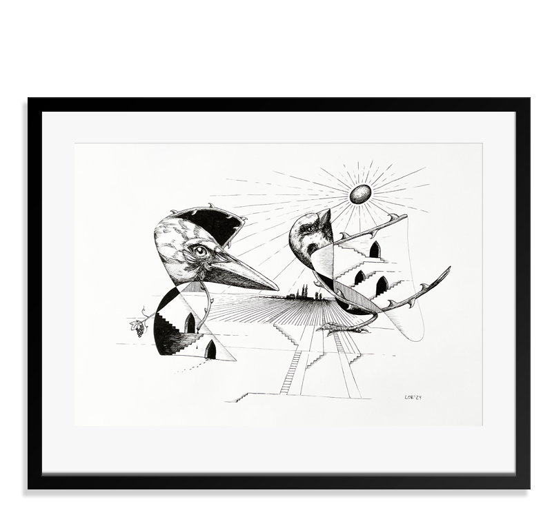 Die Elster und der Sperling