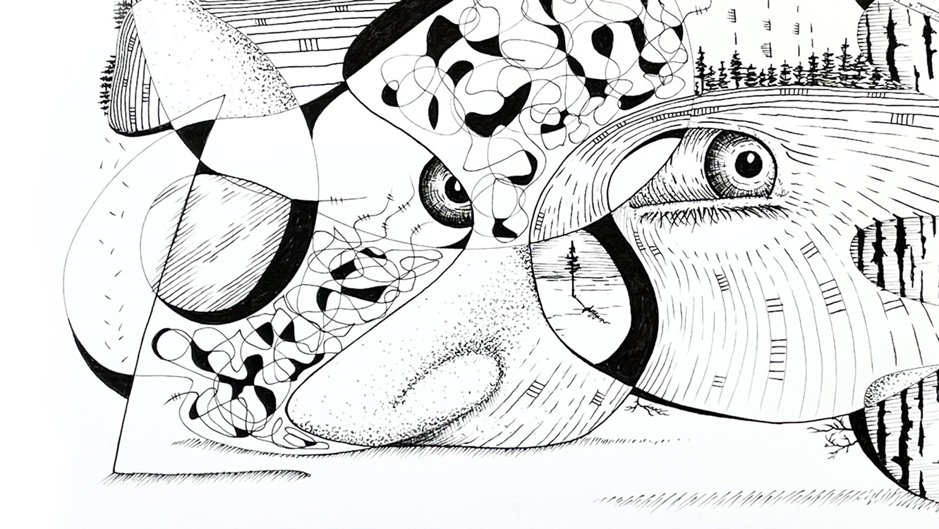 Detail – Waldblick